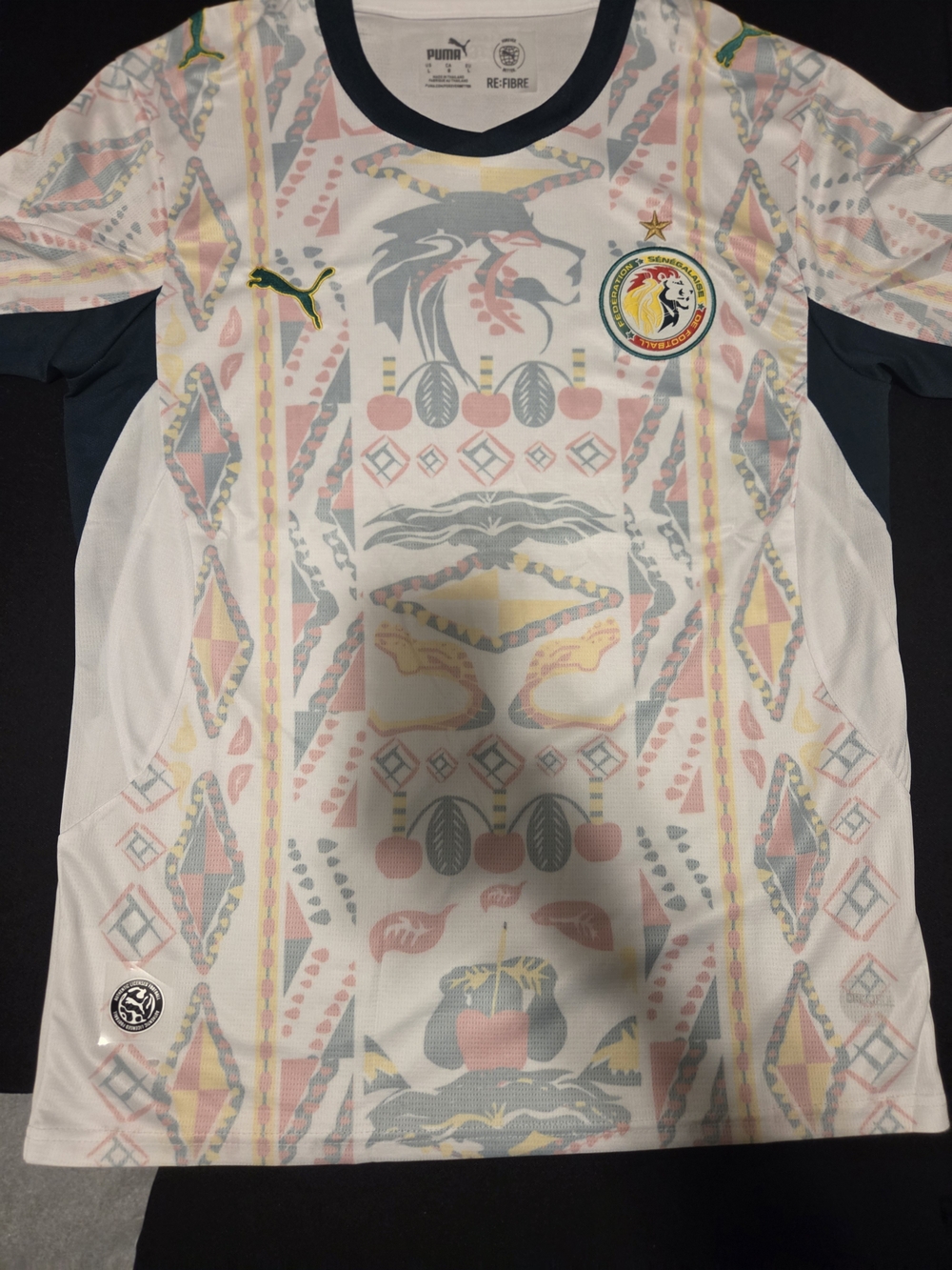 Puma Kids' Senegal Football Shirt - White Multi